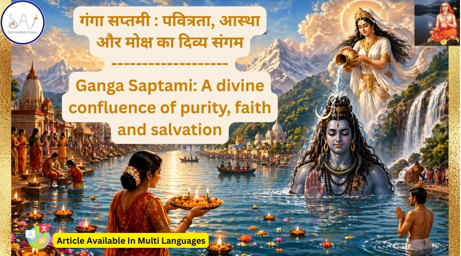 गंगा सप्तमी : पवित्रता, आस्था और मोक्ष का दिव्य संगम