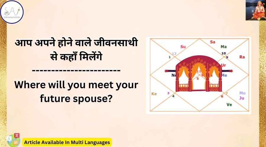 आप अपने होने वाले जीवनसाथी से कहाँ मिलेंगे