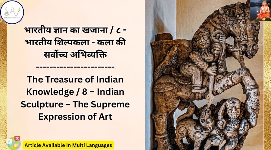 भारतीय ज्ञान का खजाना / ८ – भारतीय शिल्पकला – कला की सर्वोच्च अभिव्यक्ति