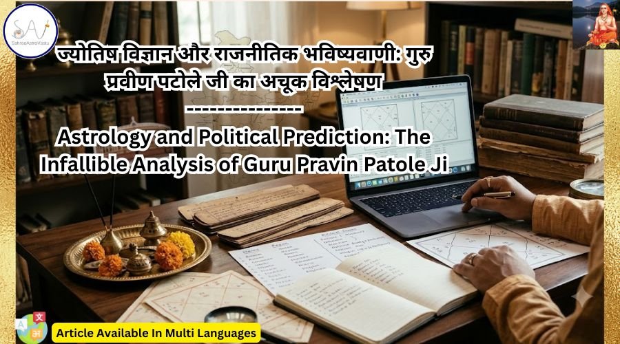 ज्योतिष विज्ञान और राजनीतिक भविष्यवाणी: गुरु प्रवीण पटोले जी का अचूक विश्लेषण