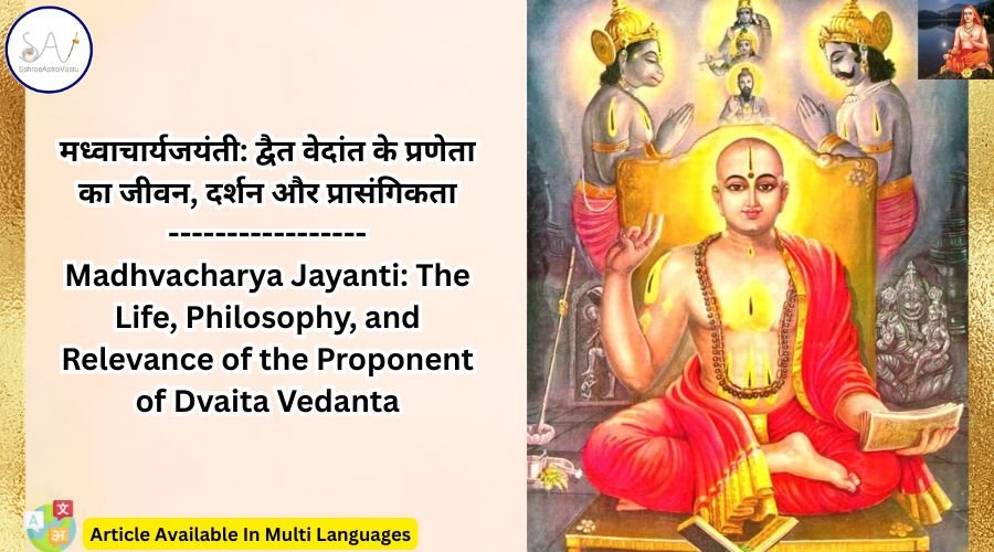 मध्वाचार्य जयंती: द्वैत वेदांत के प्रणेता का जीवन, दर्शन और प्रासंगिकता